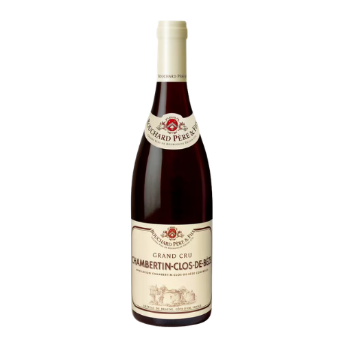 Bouchard Chambertin Clos de Bèze 2021 red wine bottle on a white background