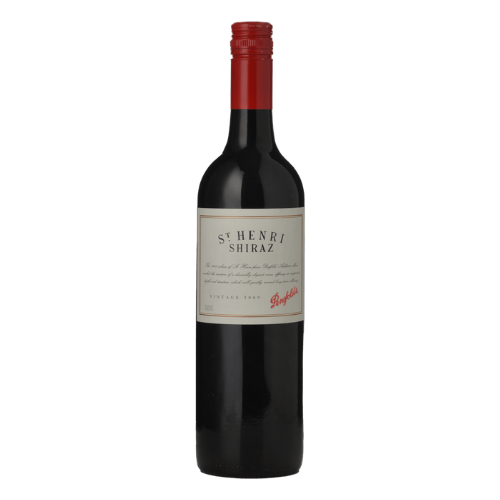 2009 Penfolds St Henri wine bottle on a white background