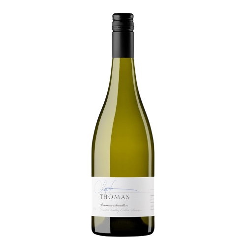 2012 Thomas Wines Braemore wine bottle on a white background