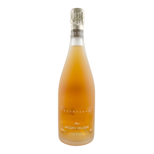 2014 Jacques Selosse Brut Rosé Champagne in a white background