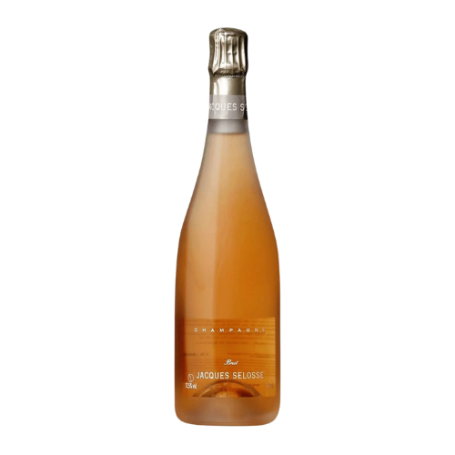 2015 Jacques Selosse Brut Rosé Champagne in a white background