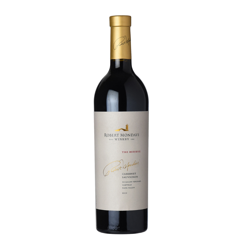 2015 Robert Mondavi The Reserve To Kalon Cabernet Sauvignon in a white background