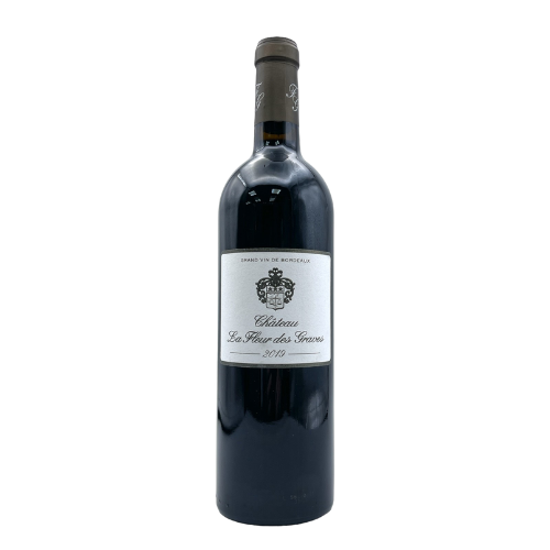 2019 Chateau La Fleur des Graves wine bottle on a white background