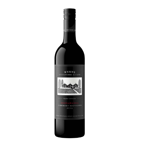 2019 Wynns Coonawarra Estate Black Label in a white background