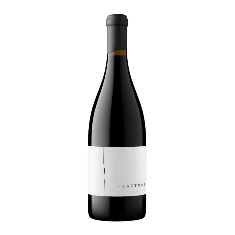 2020 Booker Fracture Syrah in a white background