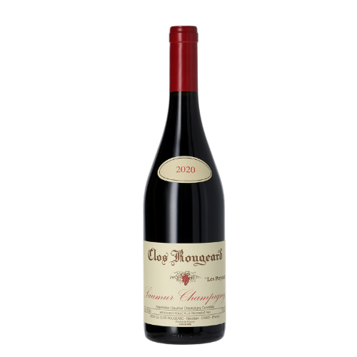 2020 Clos Rougeard Samur Champigny Les Pyeux wine bottle on a white background