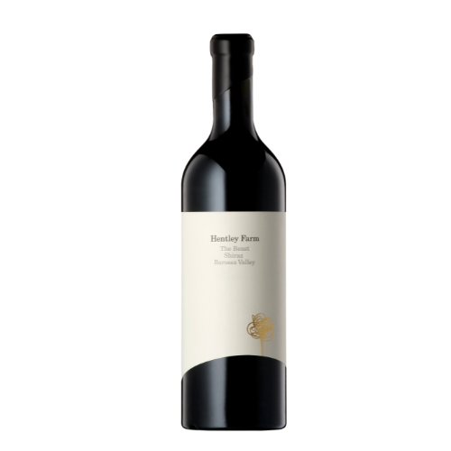 2020 Hentley Farm The Beast wine bottle on a white background