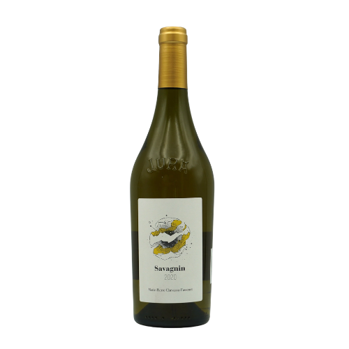 Marie-Pierre Chevassu-Fassenet Côtes du Jura Savagnin Type 2020 wine bottle on a white background