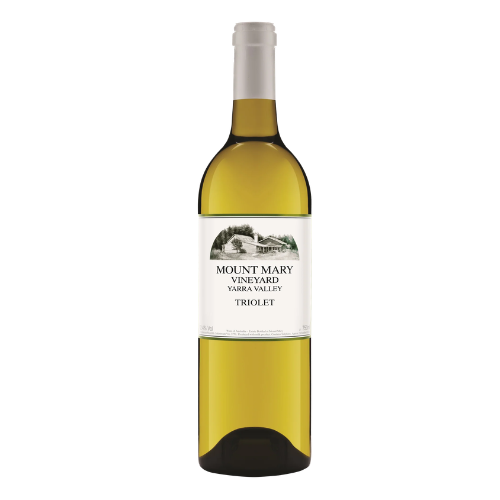 2020 Mount Mary Triolet in a white background