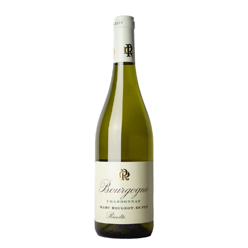 2021 Rougeot-Dupin Bourgogne Chardonnay wine bottle on a white background