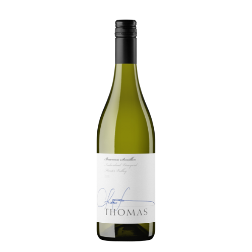 2021 Thomas Wines Braemore wine bottle on a white background