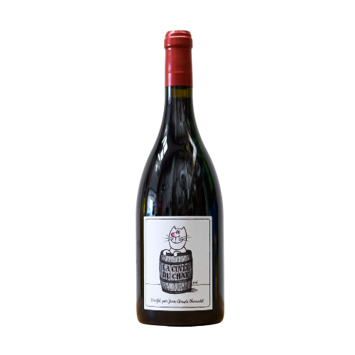 Château Cambon La Cuvée du Chat 2022 wine bottle on a white background
