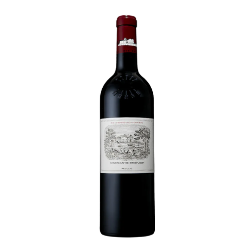 2022 Château Lafite Rothschild in a white background