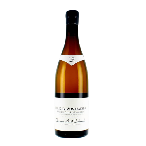 2022 Domaine Pernot Belicard Puligny 1er Cru Les Perrières wine bottle on a white background
