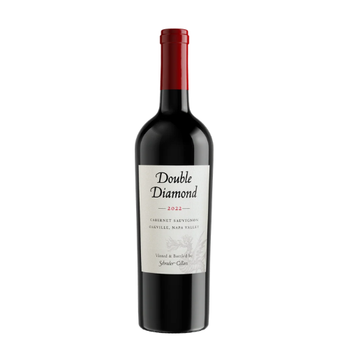 2022 Double Diamond Oakville Cabernet Sauvignon in a white background