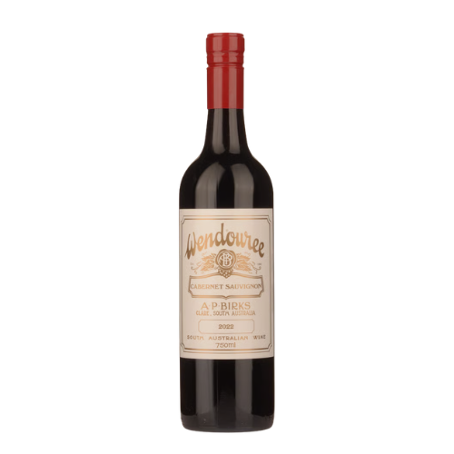 2022 Wendouree Cabernet wine bottle on a white background