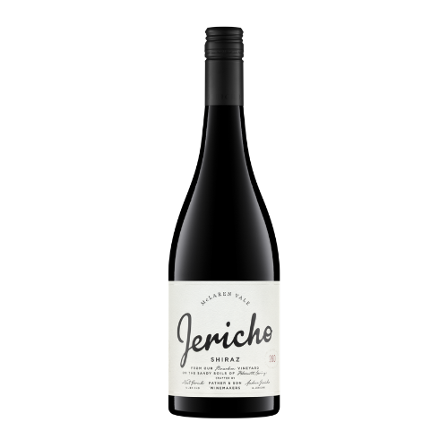 2023/2024 Jericho Bracken Vineyard Shiraz in a white background