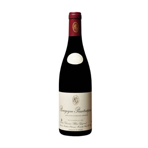 Blain-Gagnard Bourgogne 2023 red wine bottle on a white background