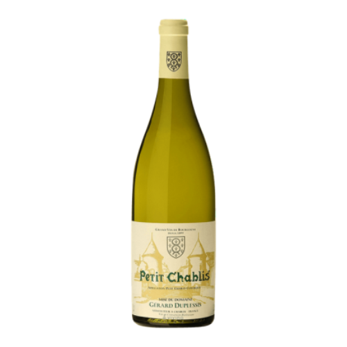 2023 Gérard Duplessis Chablis in a white background