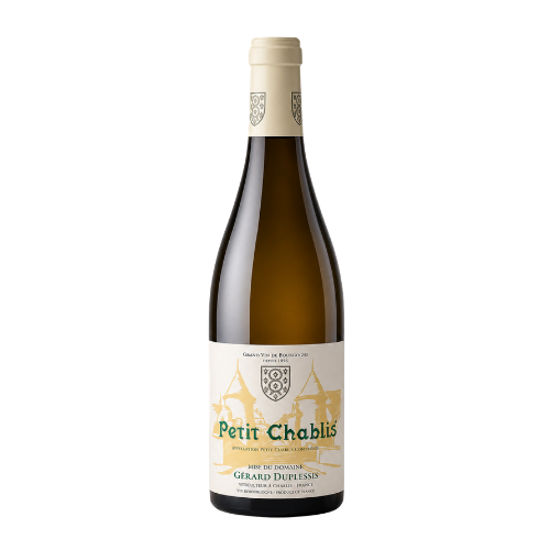 2023 Gérard Duplessis Petit Chablis in a white background