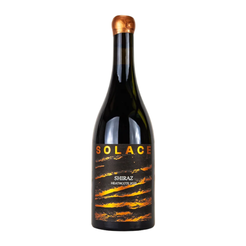 2023 Solace Shiraz in a white background