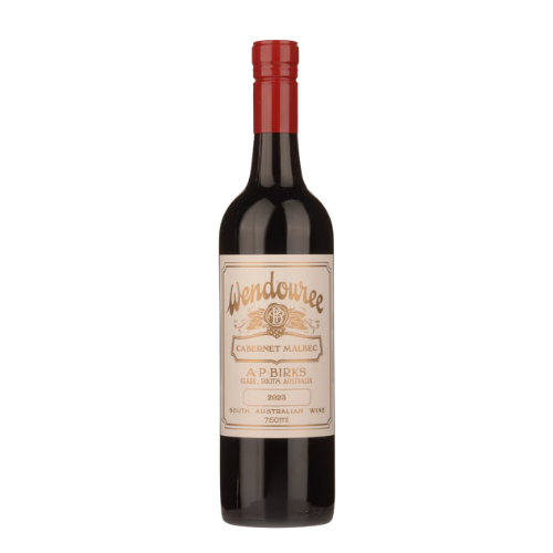 2023 Wendouree Cabernet Malbec wine bottle on a white background