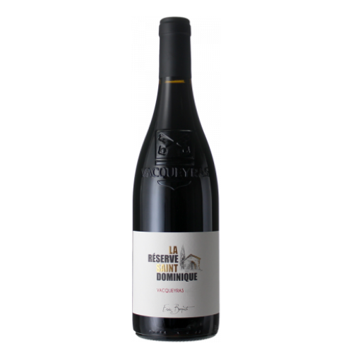 2024 Bastide Saint Dominique Vacqueyras wine bottle on a white background