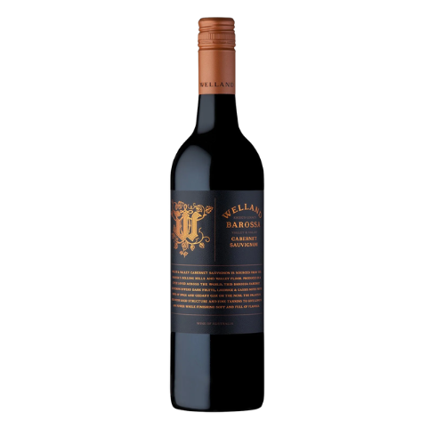 2024 Welland Valley & Valley Cabernet Sauvignon in white background