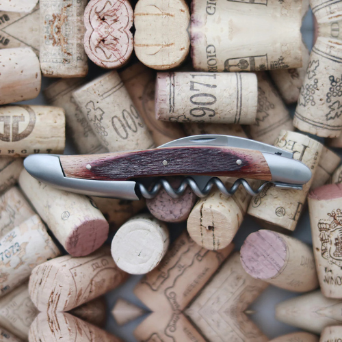 Stamped Bee Barrel Oak Handle Satin finish