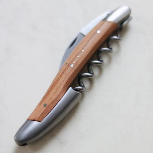 Sommelier knife Olivewood handle Satin finish