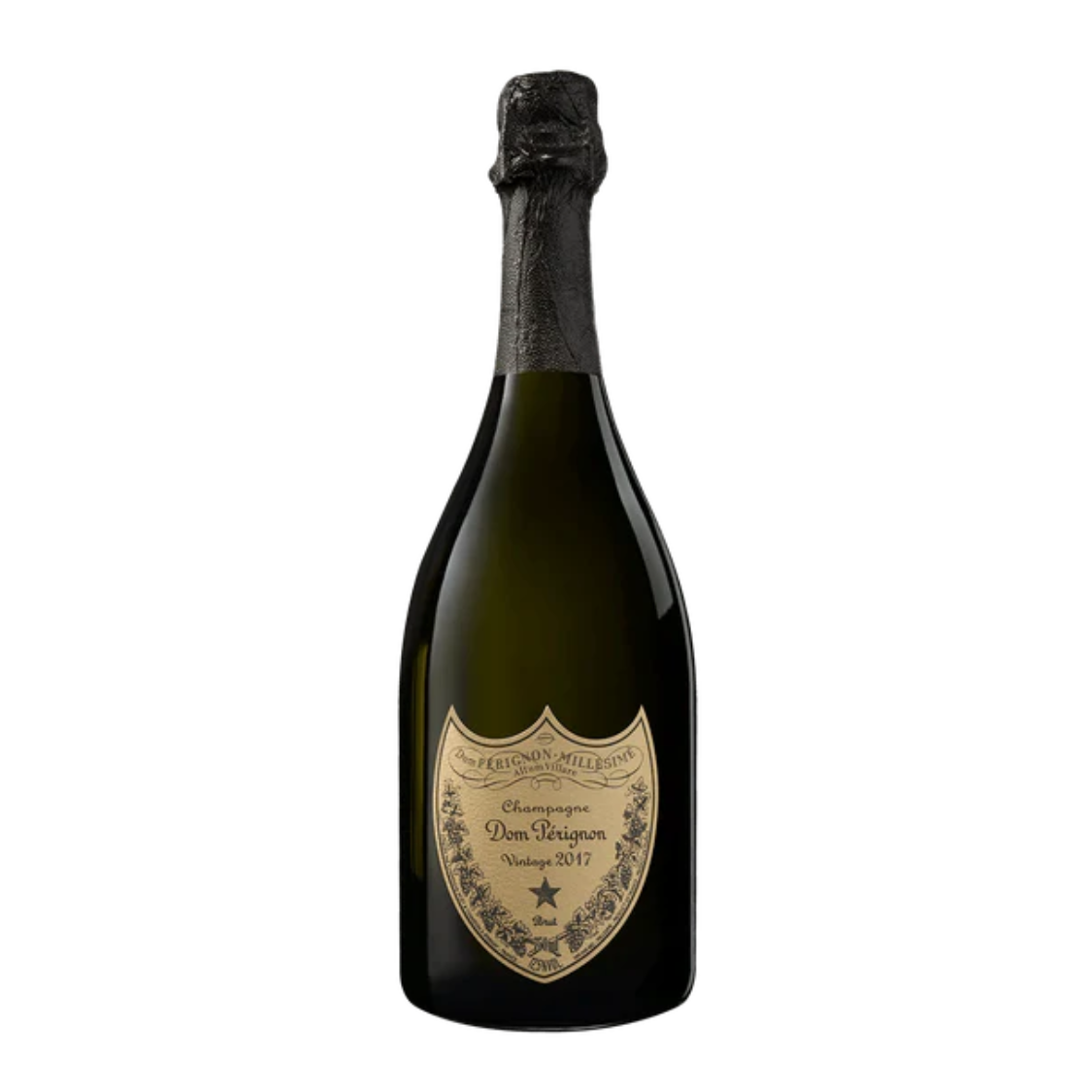 2017 Dom Pérignon Naked in white background