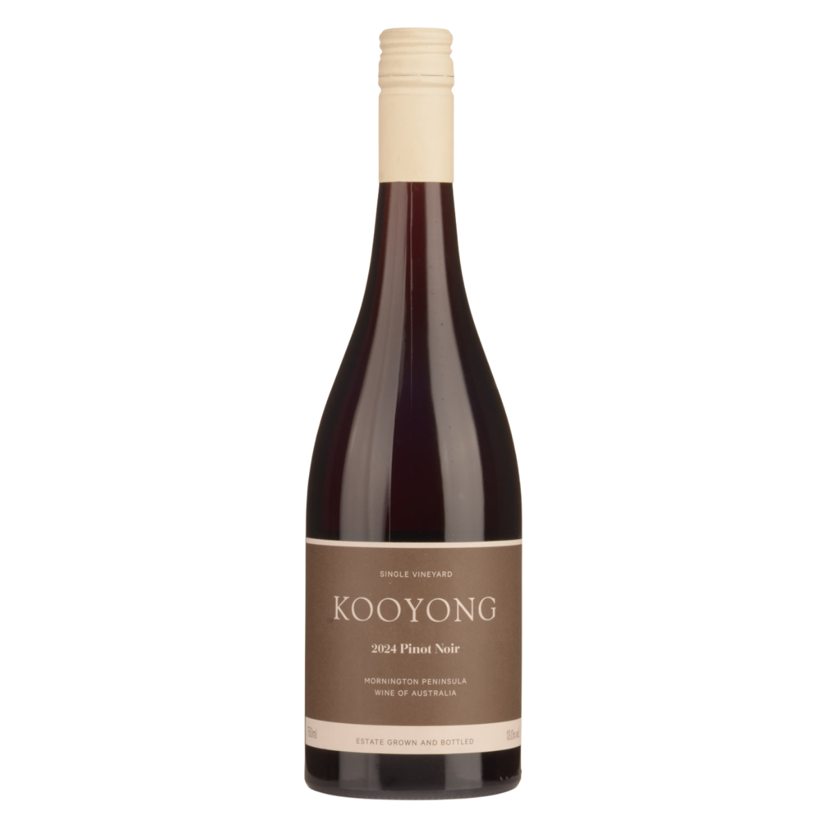 Kooyong Pinot Noir 2024 in a white background