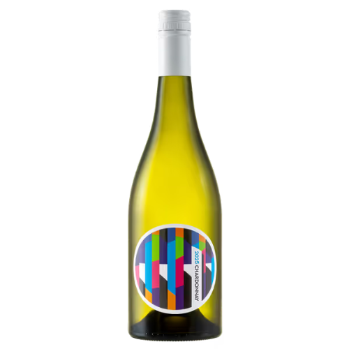 Mercer Chardonnay in white background