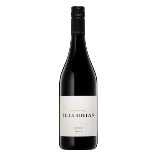 Tellurian Estate EVO Shiraz 2023 red wine bottle