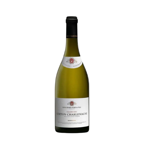 Bouchard Père & Fils Corton-Charlemagne 2022 Grand Cru Burgundy white wine bottle in white background