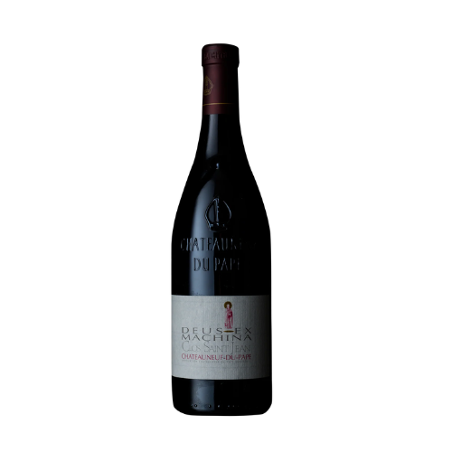 Clos Saint Jean Châteauneuf-du-Pape Deus-Ex-Machina Rouge 2015 red wine methuselah 6L in white background