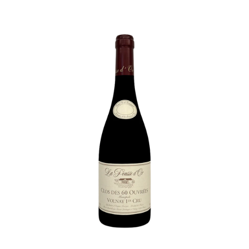 D. Pousse d'Or Volnay Clos des 60 Ouvrees-Amphore 2022 Premier Cru Burgundy red wine bottle in white background