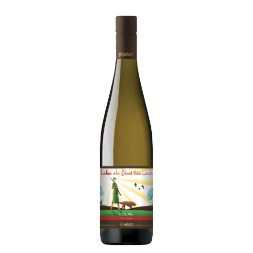 Fowles Ladies Who Shoot Their Lunch Riesling 2023 white wine bottle
