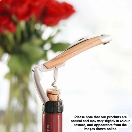 Sommelier knife Olivewood handle Satin finish