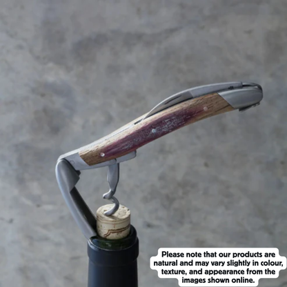 Stamped Bee Barrel Oak Handle Satin finish