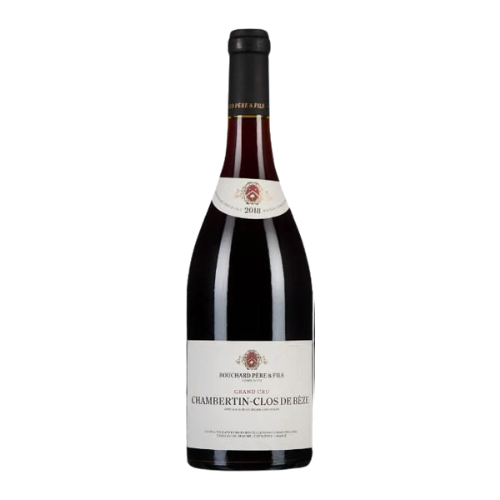 Bouchard Chambertin Clos de Bèze 2001 red wine bottle on a white background