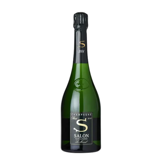 Salon Champagne 2006 Champagne bottle on a white background
