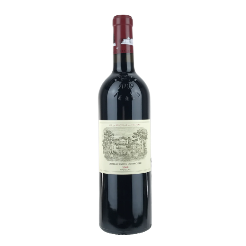 2009 Château Lafite Rothschild in a white background