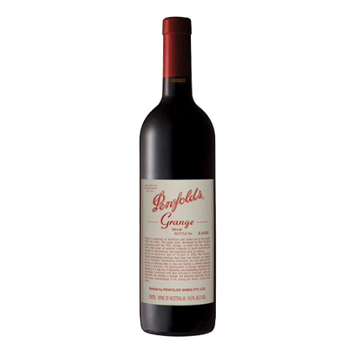 2010 Penfolds Grange in a white background
