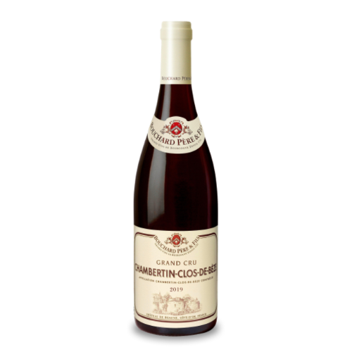 Bouchard Chambertin Clos de Bèze 2010 red wine bottle on a white background