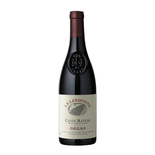 Delas Côte-Rôtie La Landonne 2013 red wine magnum 1.5L in white background
