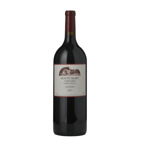 2013 Mount Mary Quintet Bordeaux Blend wine bottle on a white background