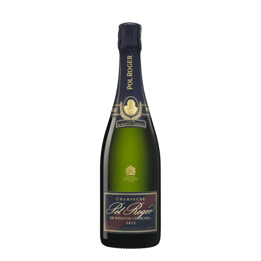 2013 Champagne Pol Roger Sir Winston Churchill in white background
