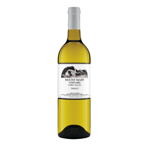2014 Mount Mary Triolet in a white background