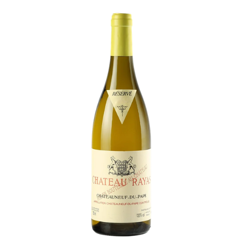 2015 Château Rayas Rayas Blanc in a white background